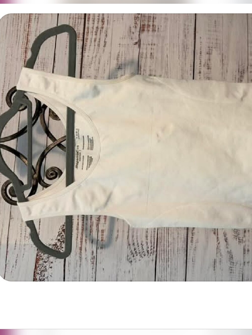 Shapermint White Scoop Neck Shaping Tank Top